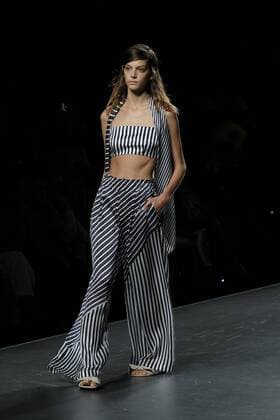 September 16, 2016 - Madrid, Spain - A model walks during Angel Schlesser Fashion Show at Madrid Fashion Week Spring Summer 2017 18 at Ifema, on September 16, 2016, in Madrid, Spain. Madrid Spain  - ZUMAn230