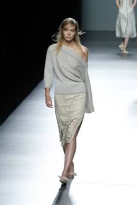 September 16, 2016 - Madrid, Spain - A model walks during Angel Schlesser Fashion Show at Madrid Fashion Week Spring Summer 2017 18 at Ifema, on September 16, 2016, in Madrid, Spain. Madrid Spain  - ZUMAn230