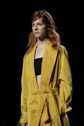 September 16, 2016 - Madrid, Spain - A model walks during Angel Schlesser Fashion Show at Madrid Fashion Week Spring Summer 2017 18 at Ifema, on September 16, 2016, in Madrid, Spain. Madrid Spain  - ZUMAn230
