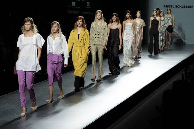 September 16, 2016 - Madrid, Spain - Models walk during Angel Schlesser Fashion Show at Madrid Fashion Week Spring Summer 2017 18 at Ifema, on September 16, 2016, in Madrid, Spain. Madrid Spain  - ZUMAn230