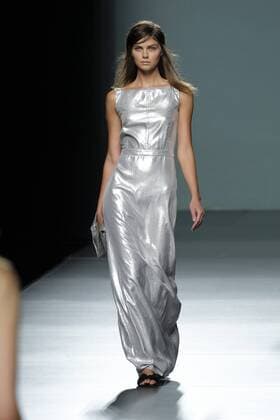 September 16, 2016 - Madrid, Spain - A model walks during Angel Schlesser Fashion Show at Madrid Fashion Week Spring Summer 2017 18 at Ifema, on September 16, 2016, in Madrid, Spain. Madrid Spain  - ZUMAn230