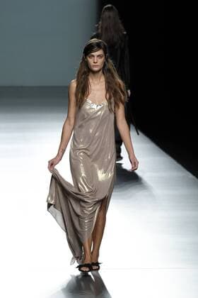 September 16, 2016 - Madrid, Spain - A model walks during Angel Schlesser Fashion Show at Madrid Fashion Week Spring Summer 2017 18 at Ifema, on September 16, 2016, in Madrid, Spain. Madrid Spain  - ZUMAn230