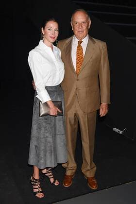 Carlos Falco at the front row of the Roberto Torretta fashion show at the Mercedes Benz Fashion Show in Madrid. Cordon Press  DiegoxPuerta