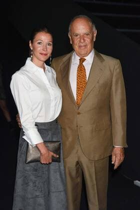 Carlos Falco at the front row of the Roberto Torretta fashion show at the Mercedes Benz Fashion Show in Madrid. Cordon Press  DiegoxPuerta