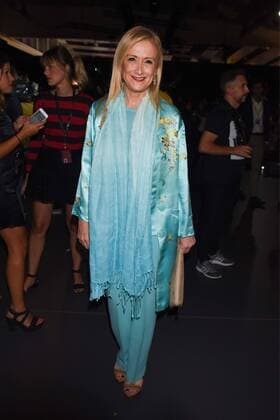 Cristina Cifuentes at the front row of the Roberto Torretta fashion show at the Mercedes Benz Fashion Show in Madrid. Cordon Press  DiegoxPuerta