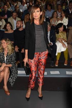 Nieves Alvarez at the front row of the Roberto Torretta fashion show at the Mercedes Benz Fashion Show in Madrid. Cordon Press  DiegoxPuerta