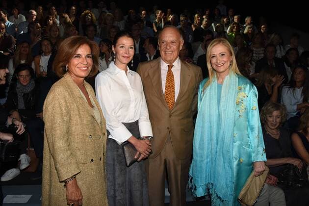 Ana Botella, Carlos Falco and Cristina Cifuentes at the front row of the Roberto Torretta fashion show at the Mercedes Benz Fashion Show in Madrid. Cordon Press  DiegoxPuerta