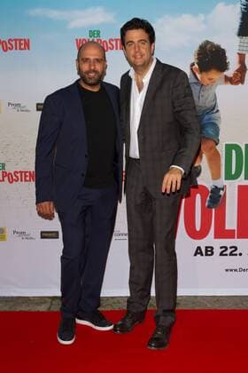 Checco Zalone und Bastian Pastewka - Deutschlandpremiere VOPLLPOSTEN im Delphi Kino in Berlin am 16.09.2016. Deutschlandpremiere VOLLPOSTEN