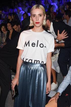 Lulu Figueroa en el front row del desfile Moises Nieto Manemane de la Mercedes Benz Fashion Week Madrid. 588 Diego Puerta Cordon Press Lulu Figueroa at the front row of Moises Nieto Manemane s fashion show at Mercedes Benz Fashion Week Madrid. Cordon Press  DiegoxPuerta