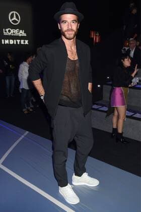 Alfonso Bassave en el front row del desfile Moises Nieto Manemane de la Mercedes Benz Fashion Week Madrid. 588 Diego Puerta Cordon Press Alfonso Bassave at the front row of Moises Nieto Manemane s fashion show at Mercedes Benz Fashion Week Madrid. Cordon Press  DiegoxPuerta
