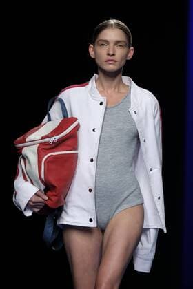 September 16, 2016 - Madrid, Spain - A model showcases designs by Moises Nieto on the runway at the Moises Nieto show during Mercedes-Benz Fashion Week Madrid Spring Summer 2017 at Ifema on September 16, 2016 in Madrid, Spain. Madrid Spain  - ZUMAn230