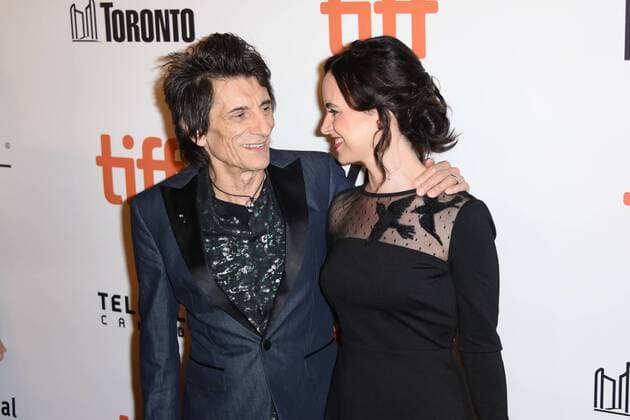 September 16, 2016 - Toronto, Ontario, Canada - The Rollings Stones guitarist RONNIE WOOD and wife SALLY HUMPHREYS attend the The Rolling Stones Ole Ole Ole: A Trip Across Latin America premiere during the 2016 Toronto International Film Festival at Roy Thomson Hall on September 16, 2016 in Toronto, Canada Toronto Canada - ZUMAv53_
