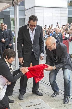 Nicolas Cage erhält einen Stern auf dem OLB-Walk of Fame auf dem 23. Internationalen Filmfest Oldenburg. Oldenburg, 16.09.2016 Foto:xK.-H.xPeiskerx xFuturexImage