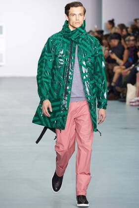 September 16, 2016 - London, England, United Kingdom - A model walks down the runway on the first day of London Fashion Week wearing Teatum Jones Spring Summer 17 collection on Sept 16th 2016. London United Kingdom  - ZUMAn230