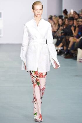 September 16, 2016 - London, England, United Kingdom - A model walks down the runway on the first day of London Fashion Week wearing Teatum Jones Spring Summer 17 collection on Sept 16th 2016. London United Kingdom  - ZUMAn230