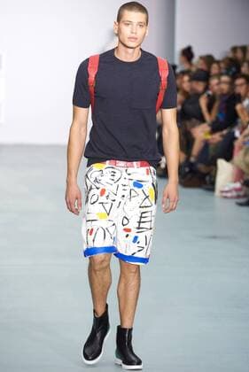 September 16, 2016 - London, England, United Kingdom - A model walks down the runway on the first day of London Fashion Week wearing Teatum Jones Spring Summer 17 collection on Sept 16th 2016. London United Kingdom  - ZUMAn230