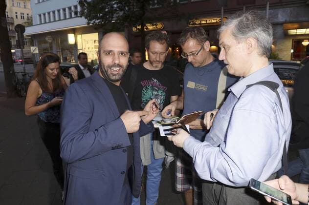 Checco Zalone bei der Premiere des Kinofilms Der Vollposten Quo vado? im Delphi Filmpalast. Berlin, 16.09.2016 Foto:xS.xGabschx xFuturexImage