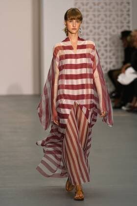 September 17, 2016 - London, London, UK - Model on the catwalk at the JASPER CONRAN Spring Summer 2017 show. Models, buyers, celebrities and the stylish descend upon London Fashion Week for the Spring Summer 2017 clothes collection shows. London, UK. London UK  - ZUMAl94_