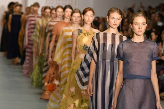 September 17, 2016 - London, London, UK - Models on the catwalk at the JASPER CONRAN Spring Summer 2017 show. Models, buyers, celebrities and the stylish descend upon London Fashion Week for the Spring Summer 2017 clothes collection shows. London, UK. London UK  - ZUMAl94_