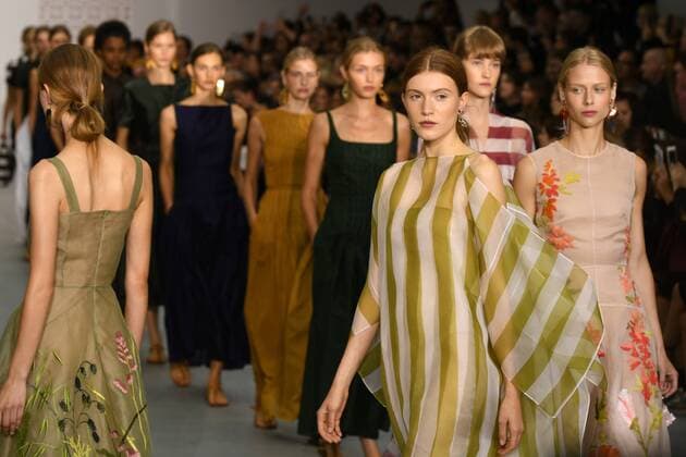September 17, 2016 - London, London, UK - Models on the catwalk at the JASPER CONRAN Spring Summer 2017 show. Models, buyers, celebrities and the stylish descend upon London Fashion Week for the Spring Summer 2017 clothes collection shows. London, UK. London UK  - ZUMAl94_