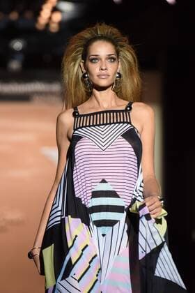 The Top Model Ana Beatriz Barros at the Dolores Cortes fashion show of Mercedes Benz Fashion Week Madrid. Cordon Press  DiegoxPuerta