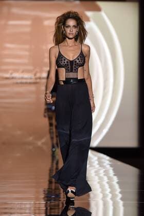 The Top Model Ana Beatriz Barros at the Dolores Cortes fashion show of Mercedes Benz Fashion Week Madrid. Cordon Press  DiegoxPuerta