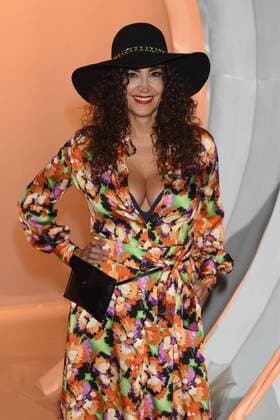 at the front row of Dolores Cortes Ulises Merida s fashion show at Mercedes Benz Fashion Week Madrid. Cordon Press  DiegoxPuerta