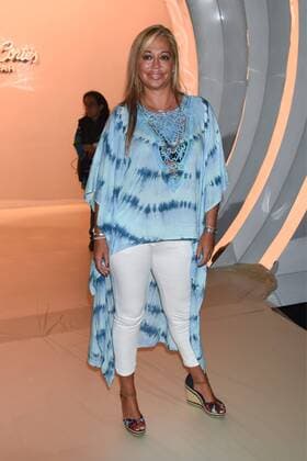 Belen Esteban at the front row of Dolores Cortes Ulises Merida s fashion show at Mercedes Benz Fashion Week Madrid. Cordon Press  DiegoxPuerta