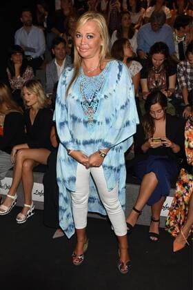 Belen Esteban at the front row of Dolores Cortes Ulises Merida s fashion show at Mercedes Benz Fashion Week Madrid. Cordon Press  DiegoxPuerta