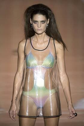 Marina Perez bei der Dolores Cortes Fashion Show auf der Mercedes-Benz Fashion Week Madrid Spring Summer 2017. Madrid, 17.09.2016 Marina Perez  Foto:xDyDxFotografosx xFuturexImage