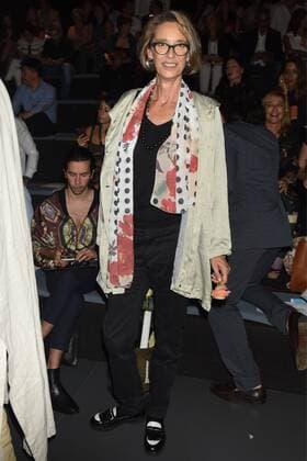 Paola Dominguin en el front row del desfile de Francis Montesinos en Mercedes Benz Fashion Week Madrid. 588 Diego Puerta Cordon Press Paola Dominguin at the Francis Montesinos front row of Mercedes Benz Fashion Week Madrid. Cordon Press  DiegoxPuerta