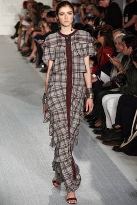September 17, 2016 - London, United Kingdom - A model walks the runway at the DAKS designed by Filippo Scuffi show during London Fashion Week Spring Summer collections 2017 on September 16, 2016 in London, United Kingdom. London United Kingdom  - ZUMAn230