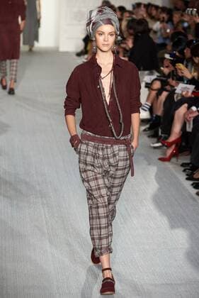 September 17, 2016 - London, United Kingdom - A model walks the runway at the DAKS designed by Filippo Scuffi show during London Fashion Week Spring Summer collections 2017 on September 16, 2016 in London, United Kingdom. London United Kingdom  - ZUMAn230