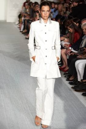 September 17, 2016 - London, United Kingdom - A model walks the runway at the DAKS designed by Filippo Scuffi show during London Fashion Week Spring Summer collections 2017 on September 16, 2016 in London, United Kingdom. London United Kingdom  - ZUMAn230