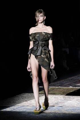 September 17, 2016 - Madrid, Madrid, Spain - A model walks Turing Ana Locking Fashion Show at Madrid Fashion Week Spring Summer 2017 18 at Ifema, on September 17, 2016, in Madrid, Spain Madrid Spain  - ZUMAn230
