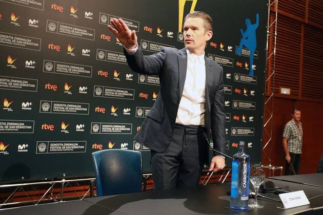 Ethan Hawke during a photocall ahead of receiving tonight the Donostia Award for her contribution to the cinema, at 64rd San Sebastian Film Festival on September 17, 2016 in San Sebastian, Spain.  JosexIgnacioxunanue Ethan Hawke _64 Zinemaldia