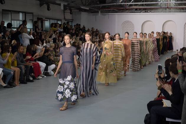 UK: LFW Jasper Conran collection Models walk the Jasper Conran Spring Summer 17 Collection runway show during London Fashion Week. FOR EDITORIAL USE ONLY.Pacific Press Agency  HughxPeterswald