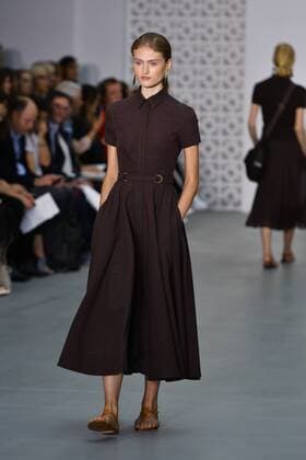 UK: LFW Jasper Conran collection A Model walks the Jasper Conran Spring Summer 17 Collection runway show during London Fashion Week. FOR EDITORIAL USE ONLY.Pacific Press Agency  HughxPeterswald