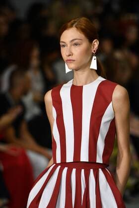 UK: LFW Jasper Conran collection A Model walks the Jasper Conran Spring Summer 17 Collection runway show during London Fashion Week. FOR EDITORIAL USE ONLY.Pacific Press Agency  HughxPeterswald