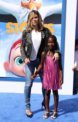 September 17, 2016 - Los Angeles, CA, United States - 17 September 2016 - Los Angeles, California - Jillian Michaels with daughter Lukens Michaels Rhoades. Storks Los Angeles Premiere held at the Regency Village Theatre in Los Angeles. Photo Credit: AdMedia Los Angeles United States - ZUMAa123