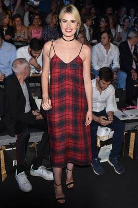 Adriana Abenia en el front row del desfile de Ion Fiz en Mercedes Benz Fashion Week Madrid. 588 Diego Puerta Cordon Press Adriana Abenia at the front row of Ion Fiz s fashion show at Mercedes Benz Fashion Week Madrid. Cordon Press  DiegoxPuerta