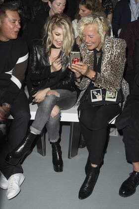 September 17, 2016 - London, London, UK - FERGIE and ELLEN VON UNWERTH attend the GARETH PUGH Spring Summer 2017 show. Models, buyers, celebrities and the stylish descend upon London Fashion Week for the Spring Summer 2017 clothes collection shows. London, UK. London UK  - ZUMAl94_
