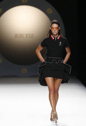 Models wears a creation of Ion Fiz on the runway during the 64th of the Mercedes Benz Fashion Week Madrid runway wich will be held until 20 September in Ifema. MADRID FASHION WEEK !ACHTUNG: NUR REDAKTIONELLE NUTZUNG!  GRA446 20160917-636097498287844754