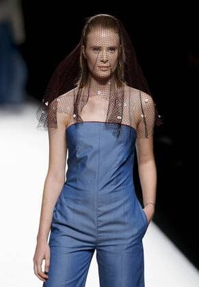 Models wears a creation of Ion Fiz on the runway during the 64th of the Mercedes Benz Fashion Week Madrid runway wich will be held until 20 September in Ifema. MADRID FASHION WEEK !ACHTUNG: NUR REDAKTIONELLE NUTZUNG!  GRA446 20160917-636097498351491938