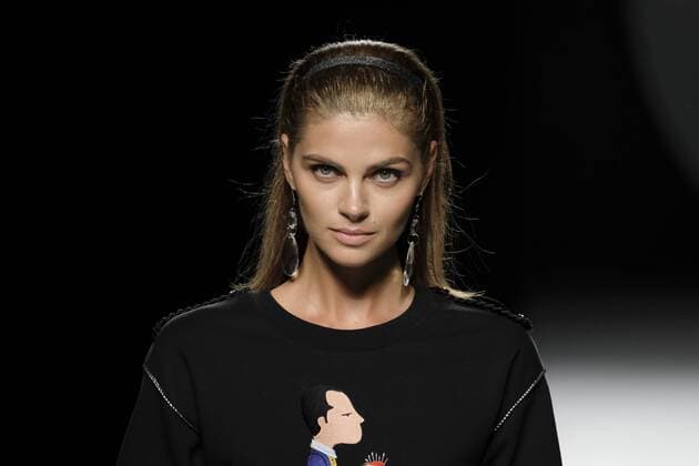 September 17, 2016 - Madrid, Spain - A model showcases designs by Ion Fiz on the runway at the Ion Fiz show during Mercedes-Benz Fashion Week Madrid Spring Summer 2017 on September 17, 2016 in Madrid, Spain. Madrid Spain  - ZUMAn230