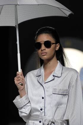 September 17, 2016 - Madrid, Spain - A model showcases designs by Ion Fiz on the runway at the Ion Fiz show during Mercedes-Benz Fashion Week Madrid Spring Summer 2017 on September 17, 2016 in Madrid, Spain. Madrid Spain  - ZUMAn230