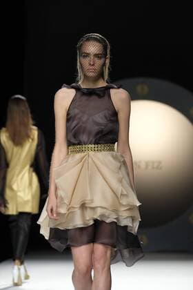 September 17, 2016 - Madrid, Spain - A model showcases designs by Ion Fiz on the runway at the Ion Fiz show during Mercedes-Benz Fashion Week Madrid Spring Summer 2017 on September 17, 2016 in Madrid, Spain. Madrid Spain  - ZUMAn230