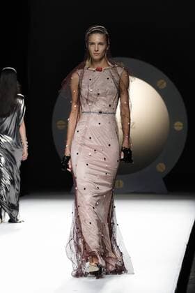 September 17, 2016 - Madrid, Spain - A model showcases designs by Ion Fiz on the runway at the Ion Fiz show during Mercedes-Benz Fashion Week Madrid Spring Summer 2017 on September 17, 2016 in Madrid, Spain. Madrid Spain  - ZUMAn230