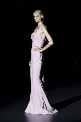 September 17, 2016 - Madrid, Spain - A model showcases designs by Hannibal Laguna on the runway at the Hannibal Laguna show during Mercedes-Benz Fashion Week Madrid Spring Summer 2017 at Ifema on September 17, 2016 in Madrid, Spain. Madrid Spain  - ZUMAn230
