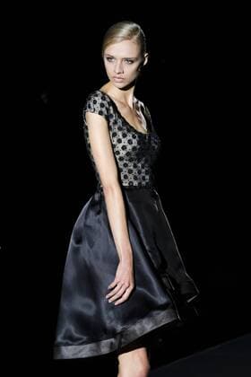 September 17, 2016 - Madrid, Spain - A model showcases designs by Hannibal Laguna on the runway at the Hannibal Laguna show during Mercedes-Benz Fashion Week Madrid Spring Summer 2017 at Ifema on September 17, 2016 in Madrid, Spain. Madrid Spain  - ZUMAn230